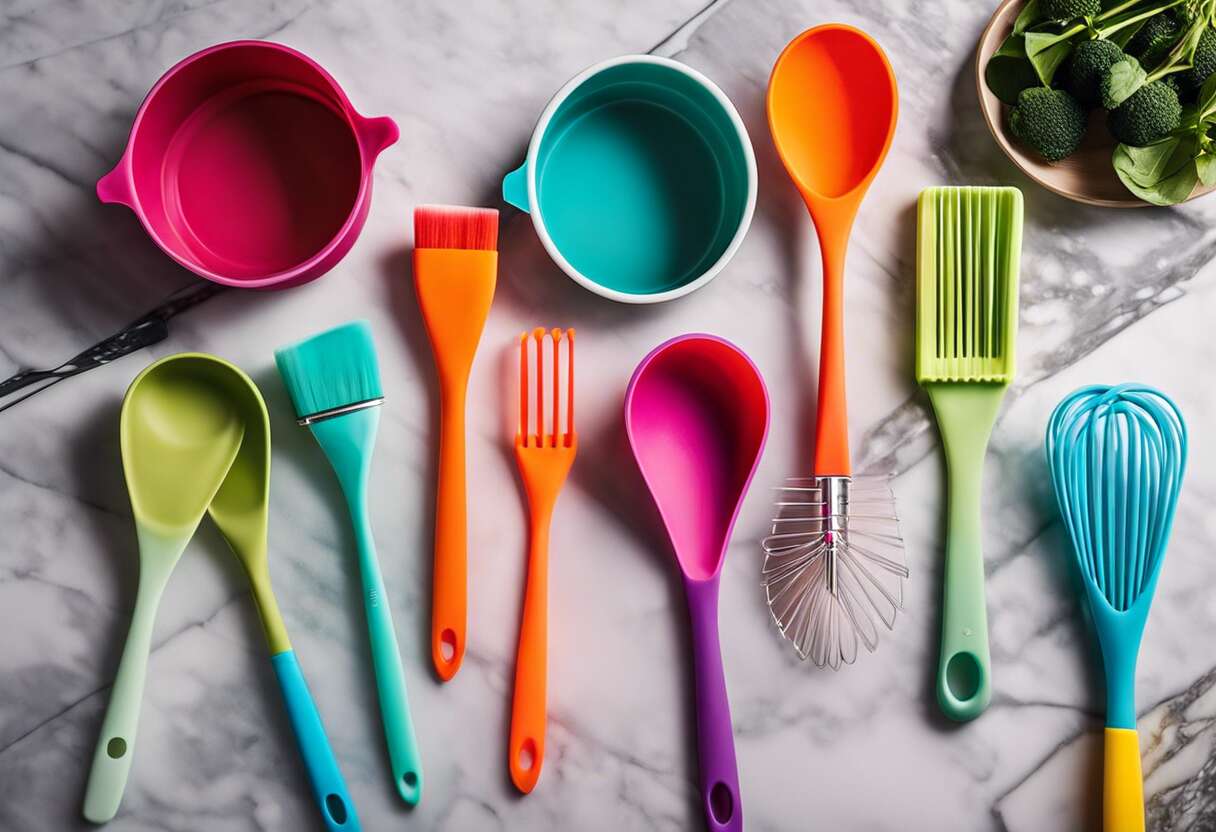 Ustensiles en silicone alimentaire : avantages et utilisations