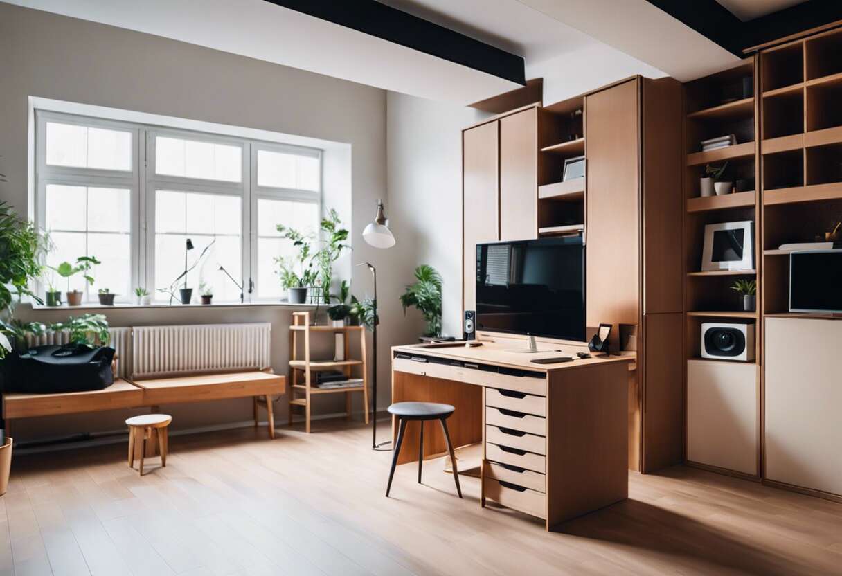 Astuces de rangement : gagner de la place dans votre studio