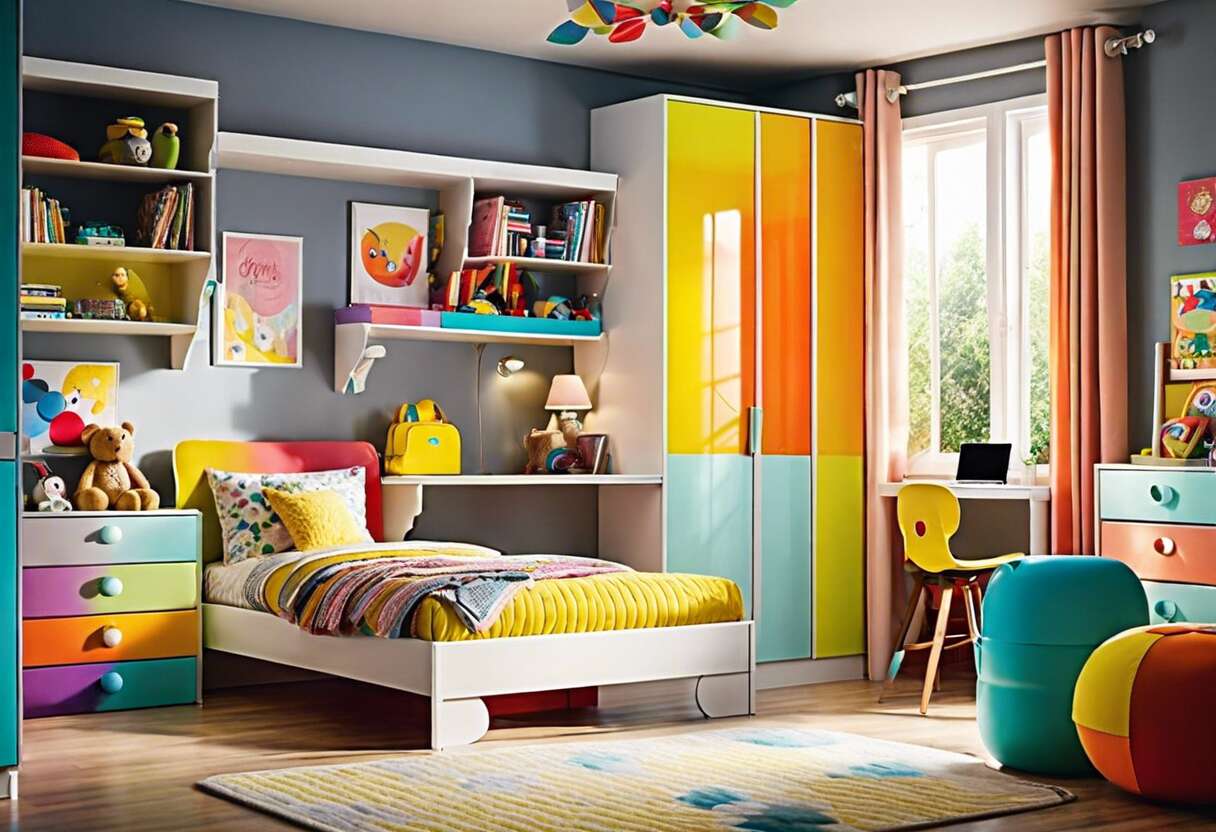 Optimiser l'espace : conseils d'aménagement pour chambres d'enfants