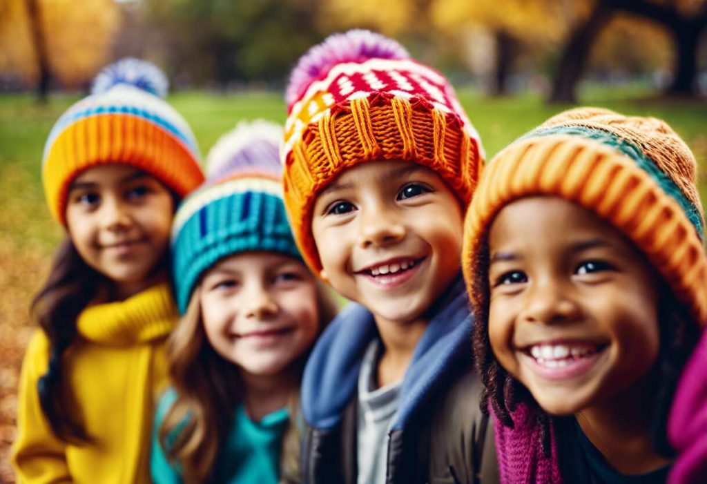 Bonnets pour enfants : allier chaleur et originalité