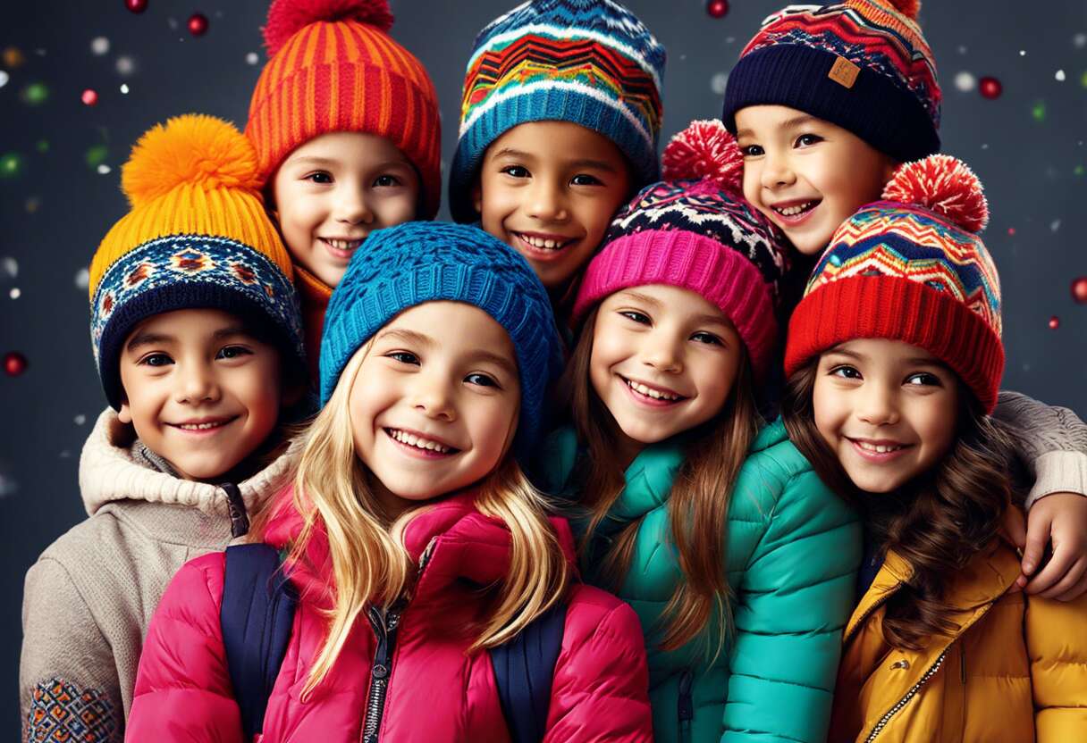 Les tendances actuelles des bonnets pour enfants : couleurs et motifs