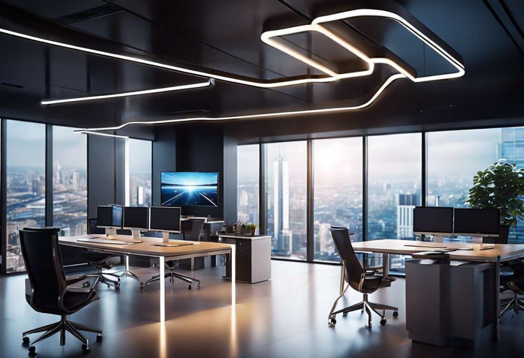 Éclairage connecté : la nouvelle tendance pour un bureau futuriste