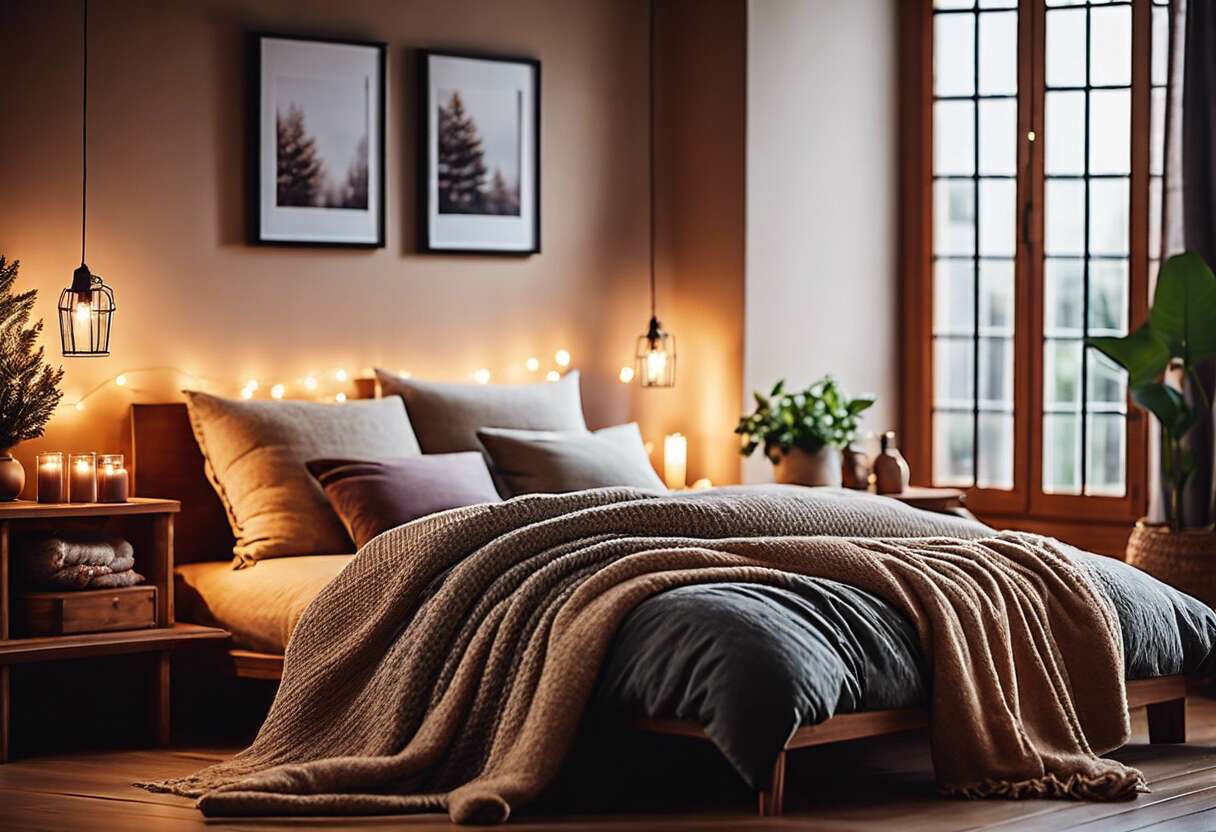 Les clés d'une décoration cocooning : choix des textiles