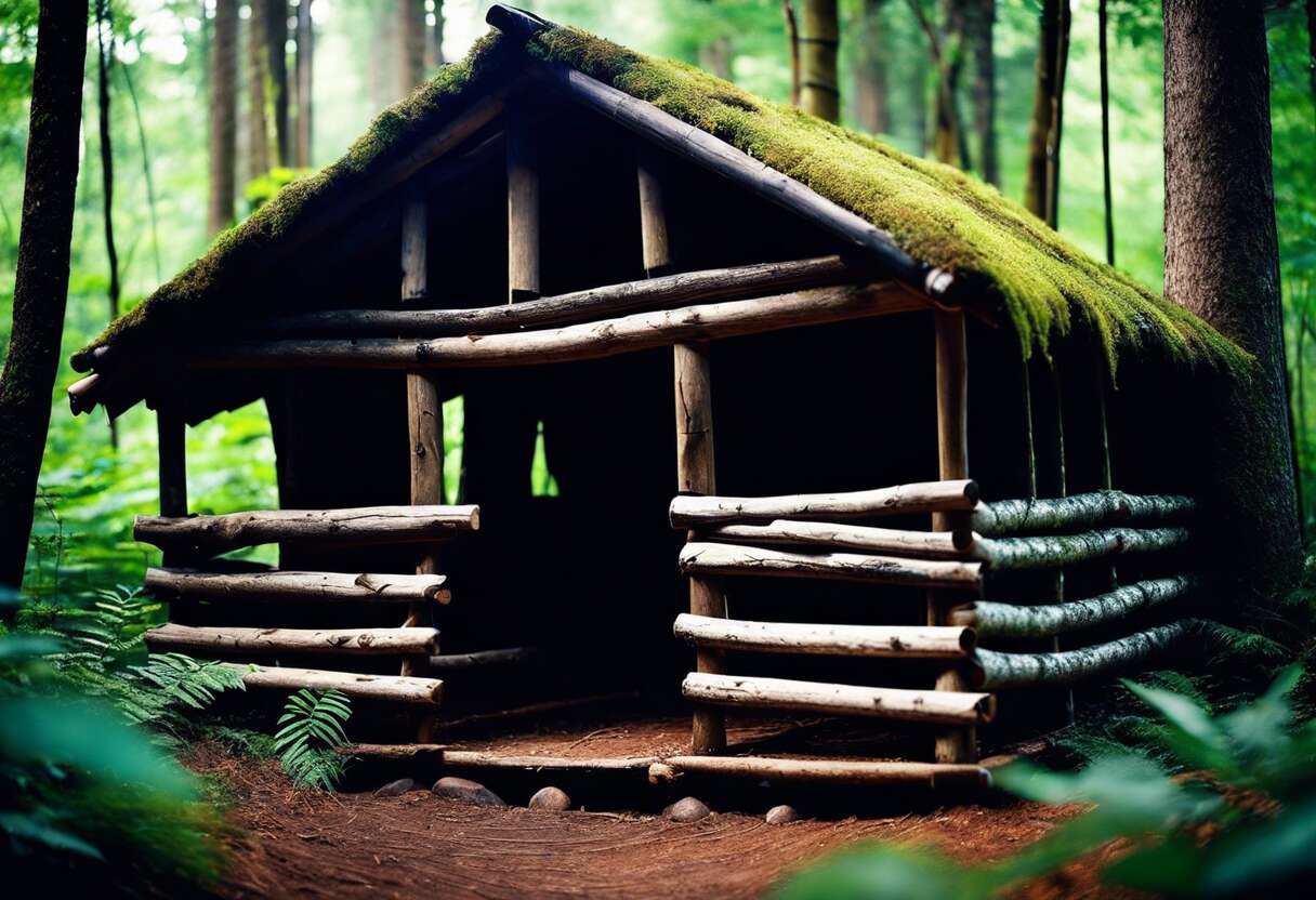 Un abri sûr : construire un refuge avec les ressources naturelles
