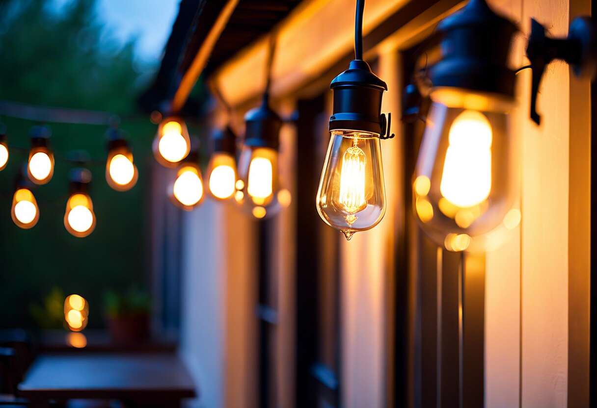 Ampoules pour éclairage de terrasse : sélection des meilleures options