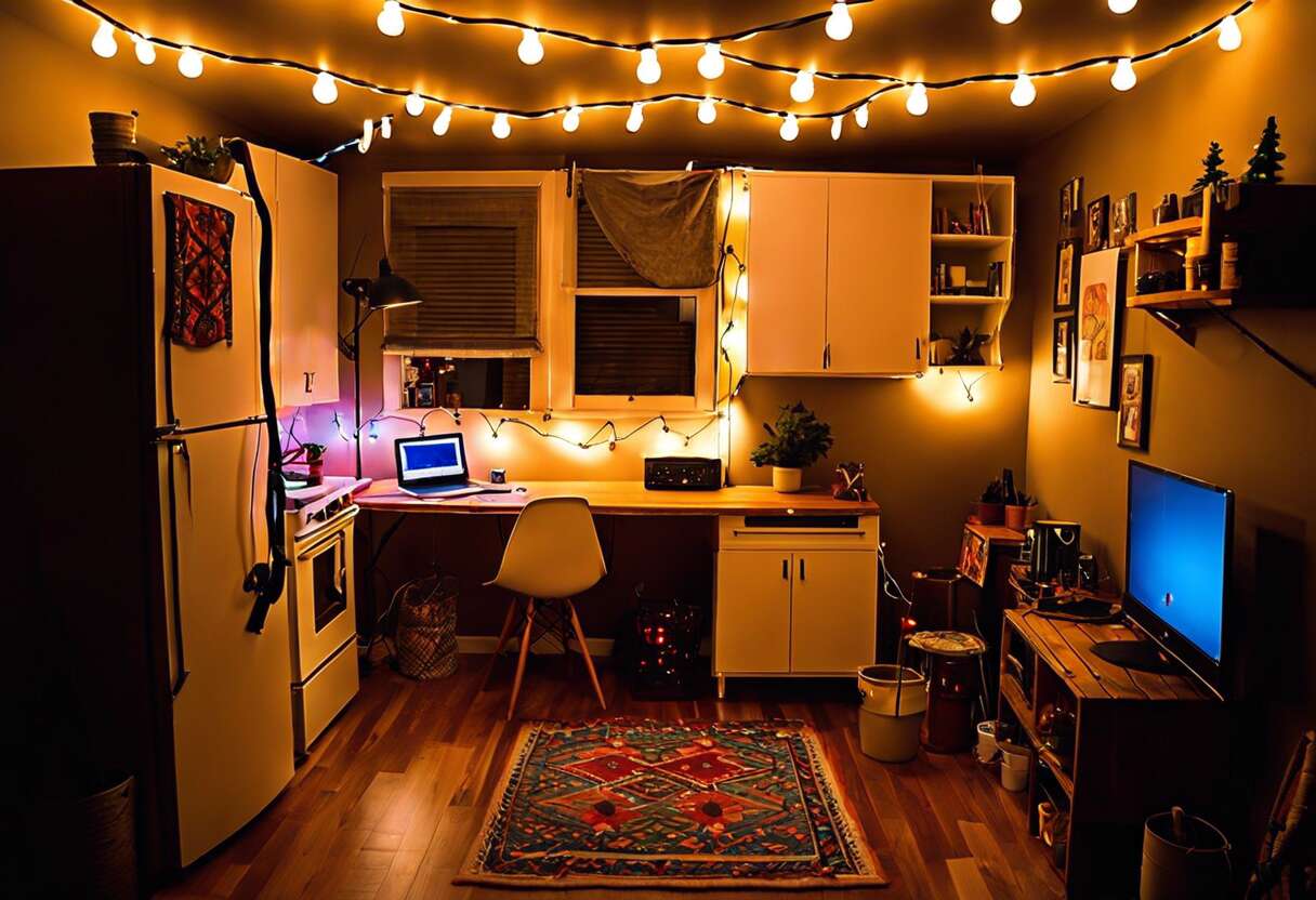 Espace réduit : solutions créatives d’éclairage pour petits appartements
