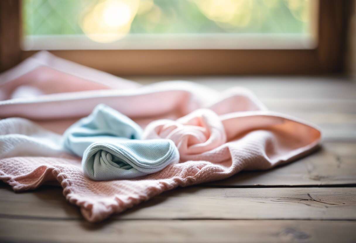 Préparer les vêtements de bébé avant le premier lavage