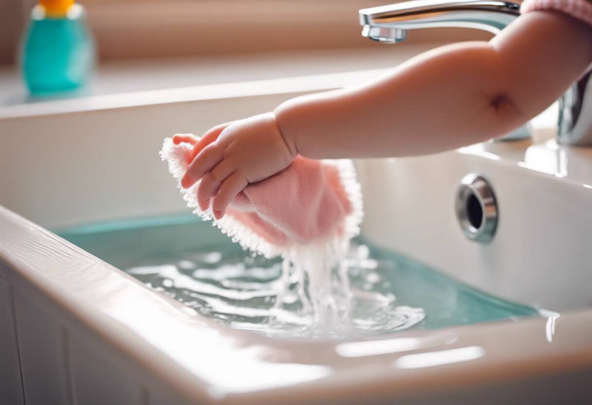 Les étapes clés pour laver les vêtements de bébé à la main