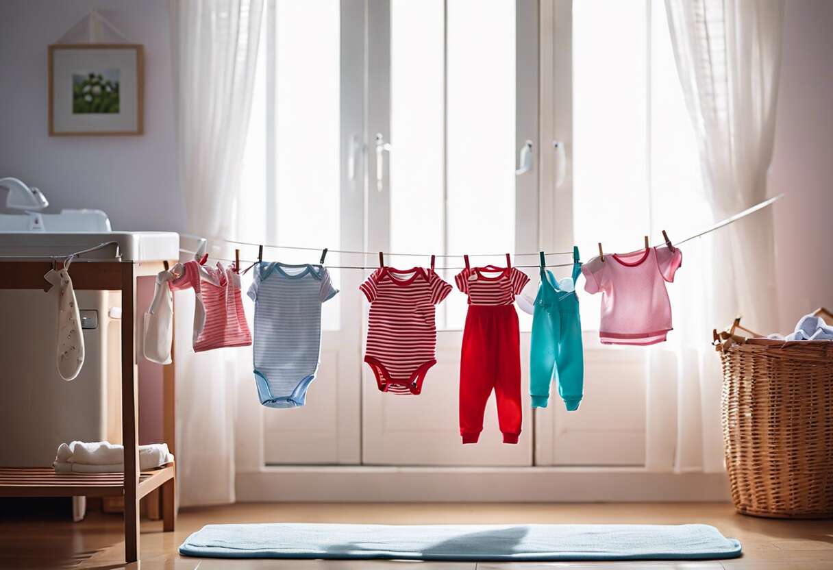 Sécher et ranger les vêtements de bébé en préservant leur douceur