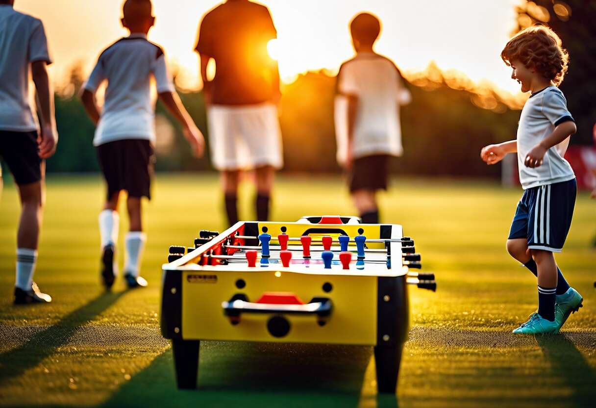 Soccer de table extérieur : divertissement familial garanti