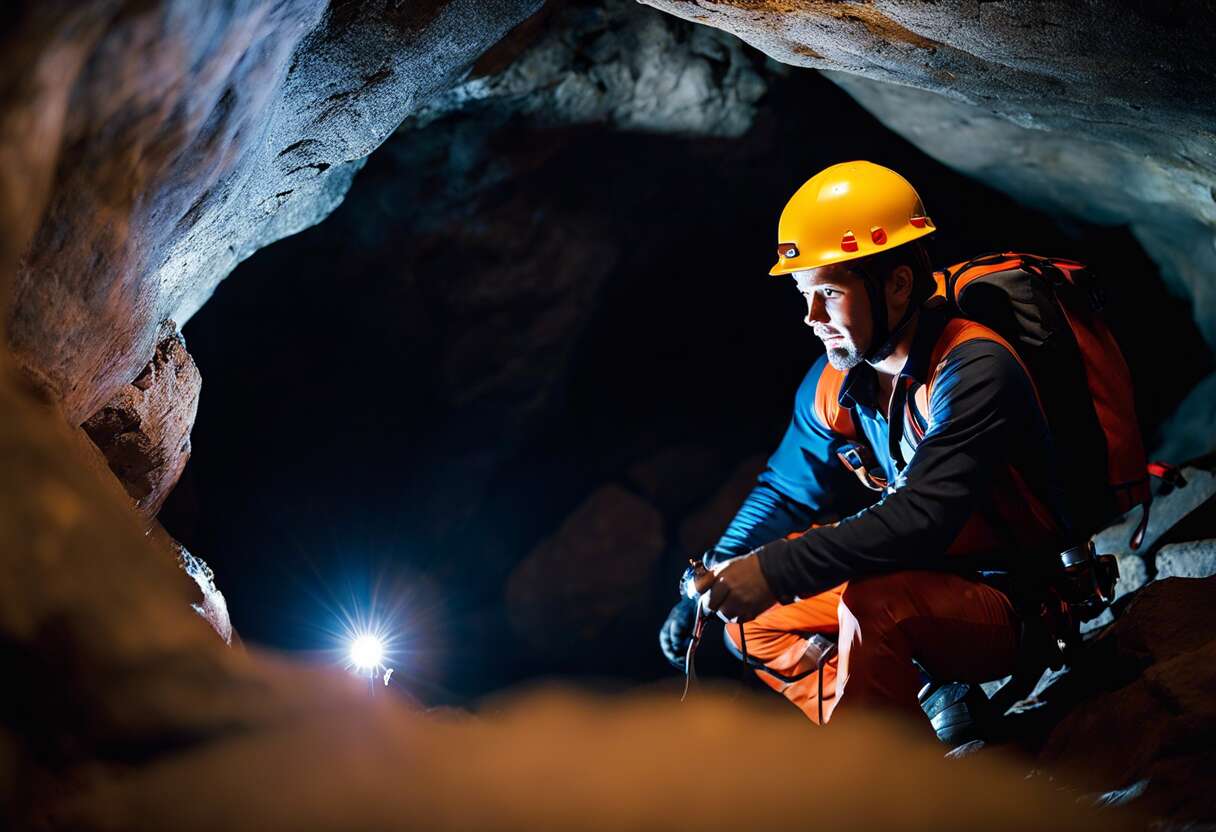 Découvrir la spéléologie avec un club ou lors d'un stage découverte