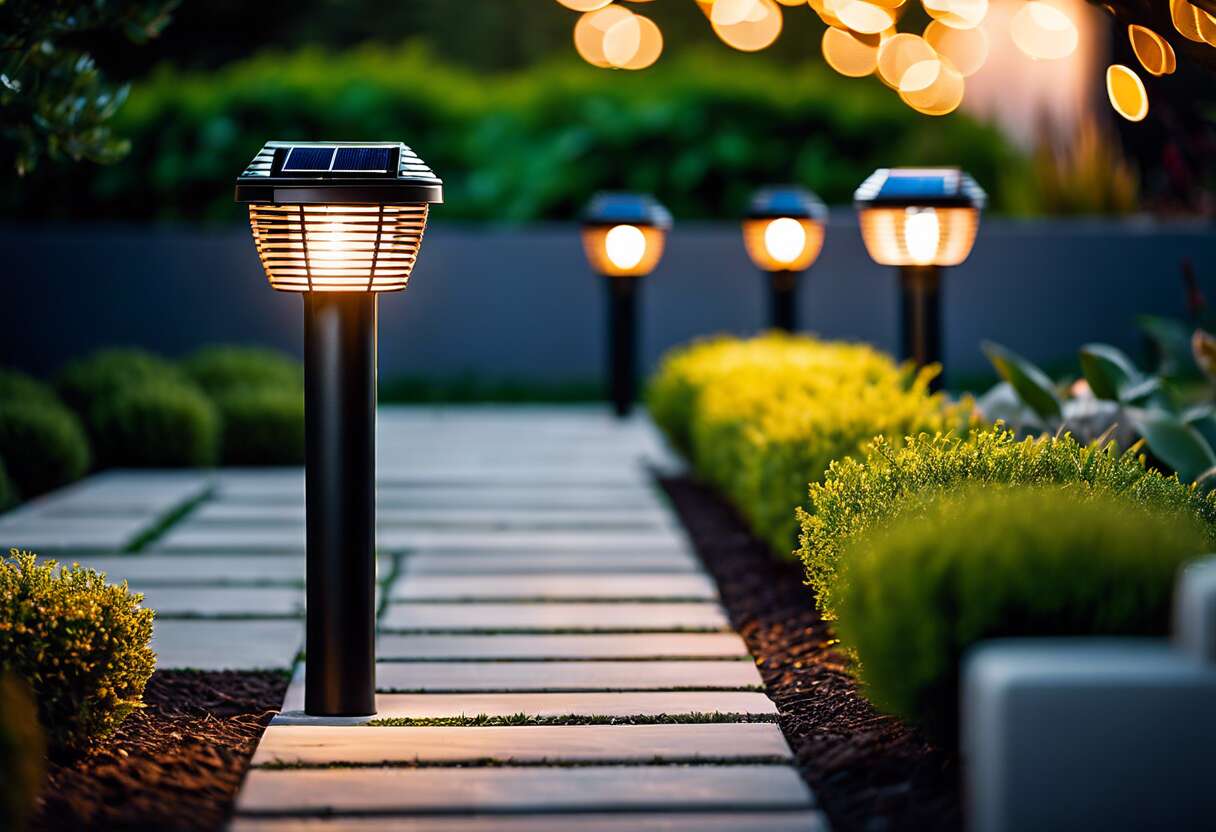 Balises solaires pour jardins : tendances et conseils d'achat