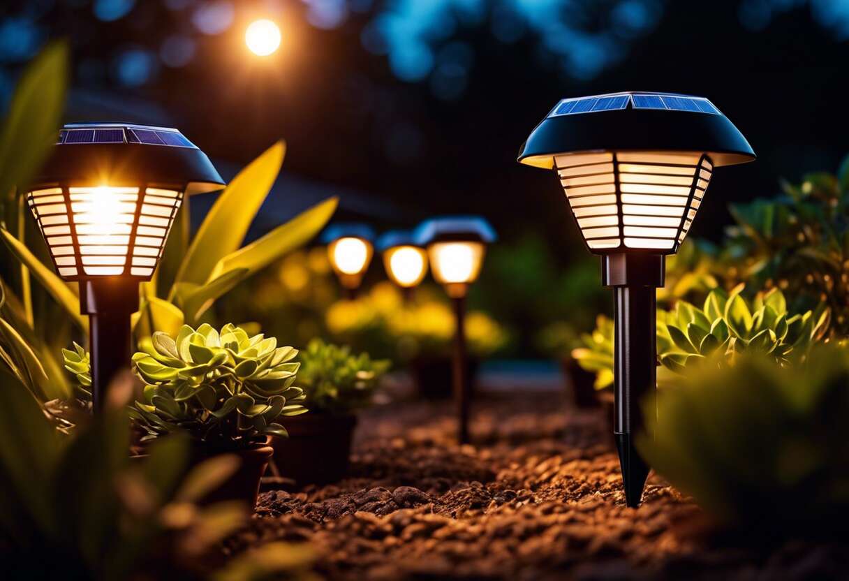 Fonctionnement et caractéristiques d’une balise solaire extérieure