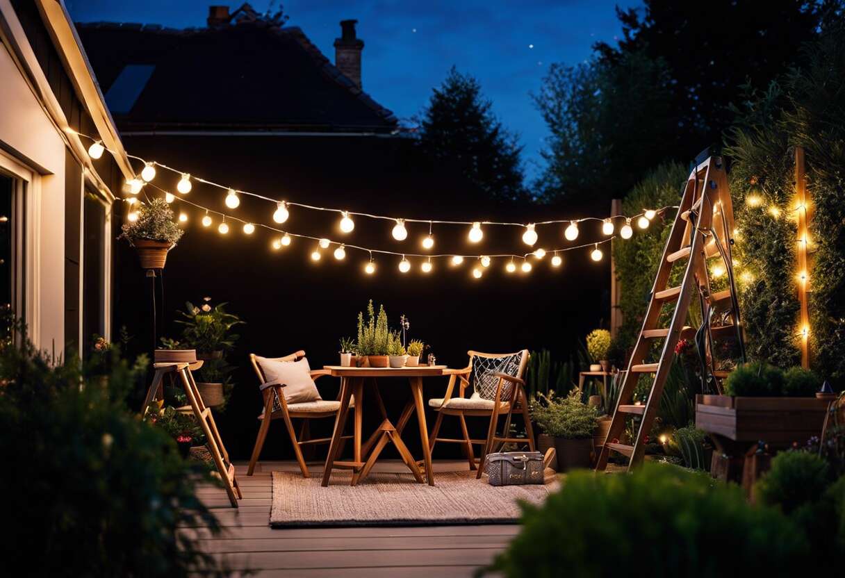 Créer une ambiance : les meilleures guirlandes lumineuses pour votre jardin