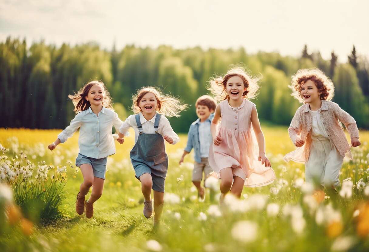 Les essentiels confortables pour une garde-robe printanière enfantine