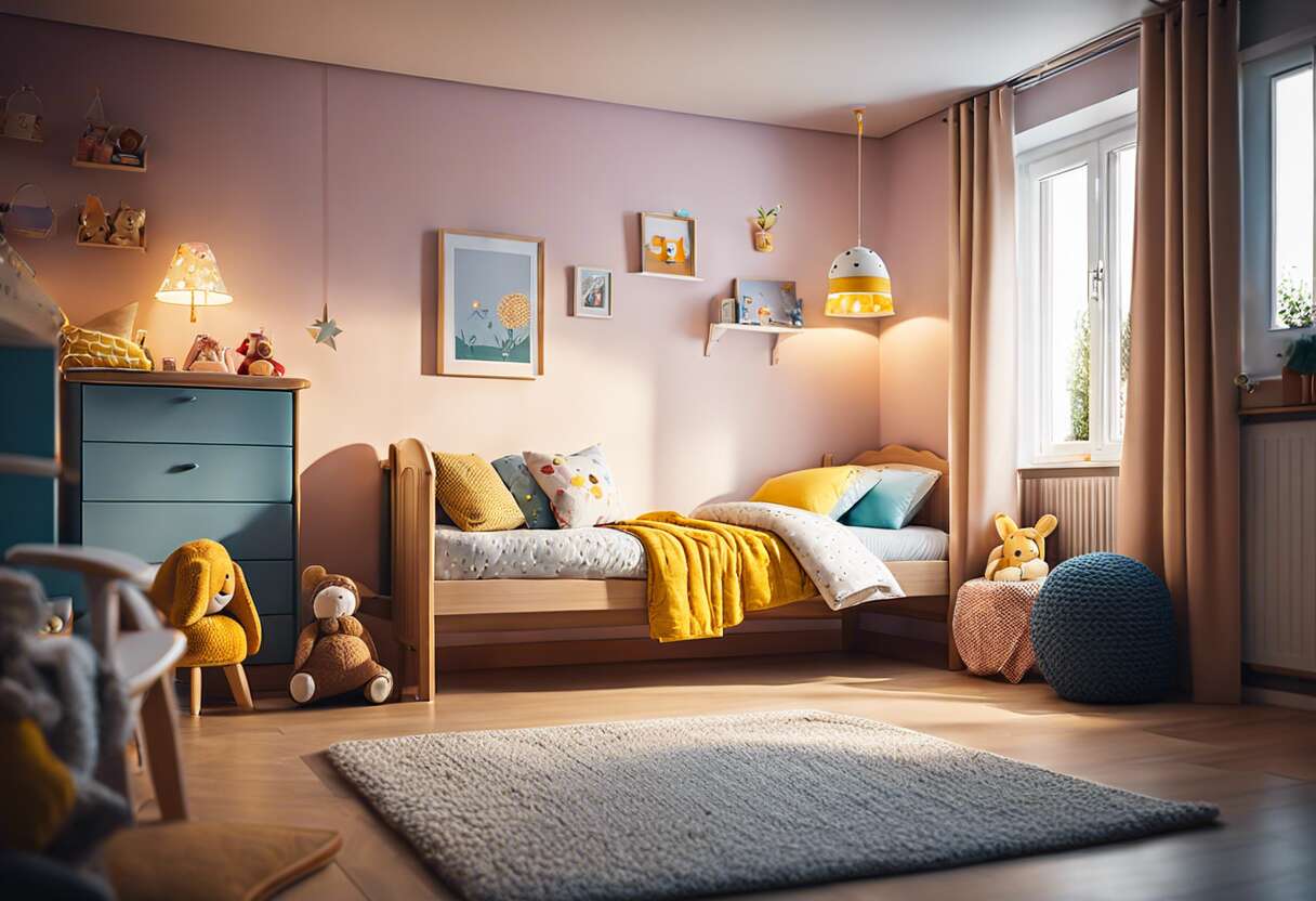 Comprendre l'importance des textiles dans une chambre d'enfant