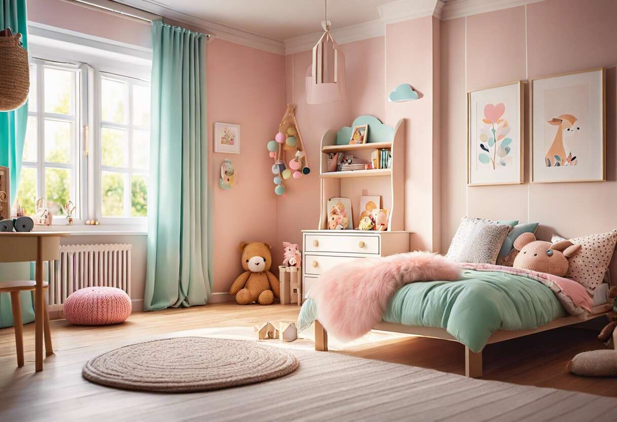 Créer une atmosphère unique : couleurs et motifs adaptés aux petits
