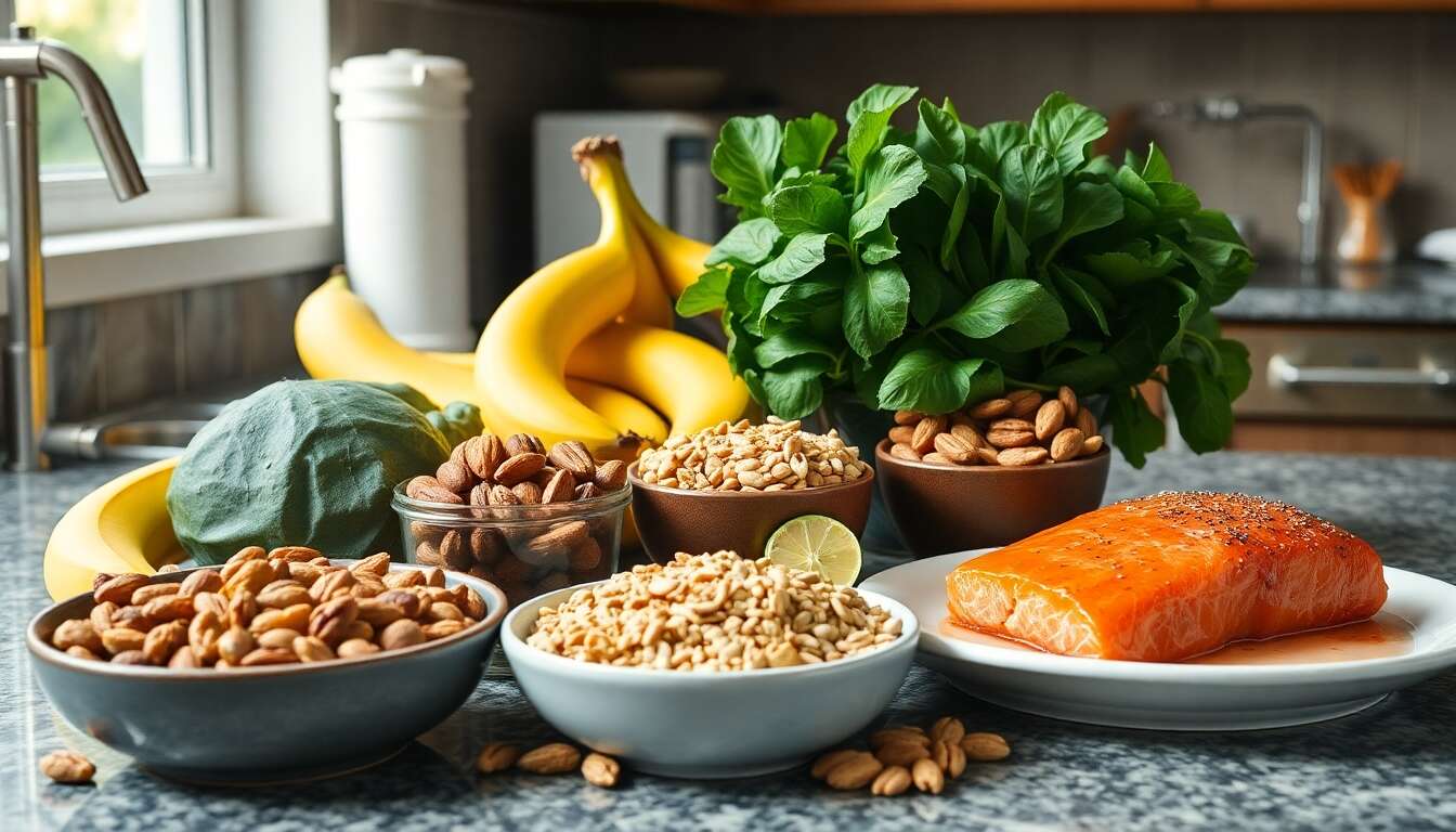 Sélection d'aliments anti-fatigue à privilégier