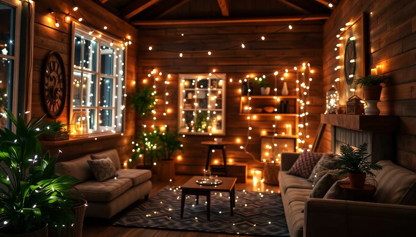 Guirlandes led : économie d'énergie et esthétique dans votre intérieur