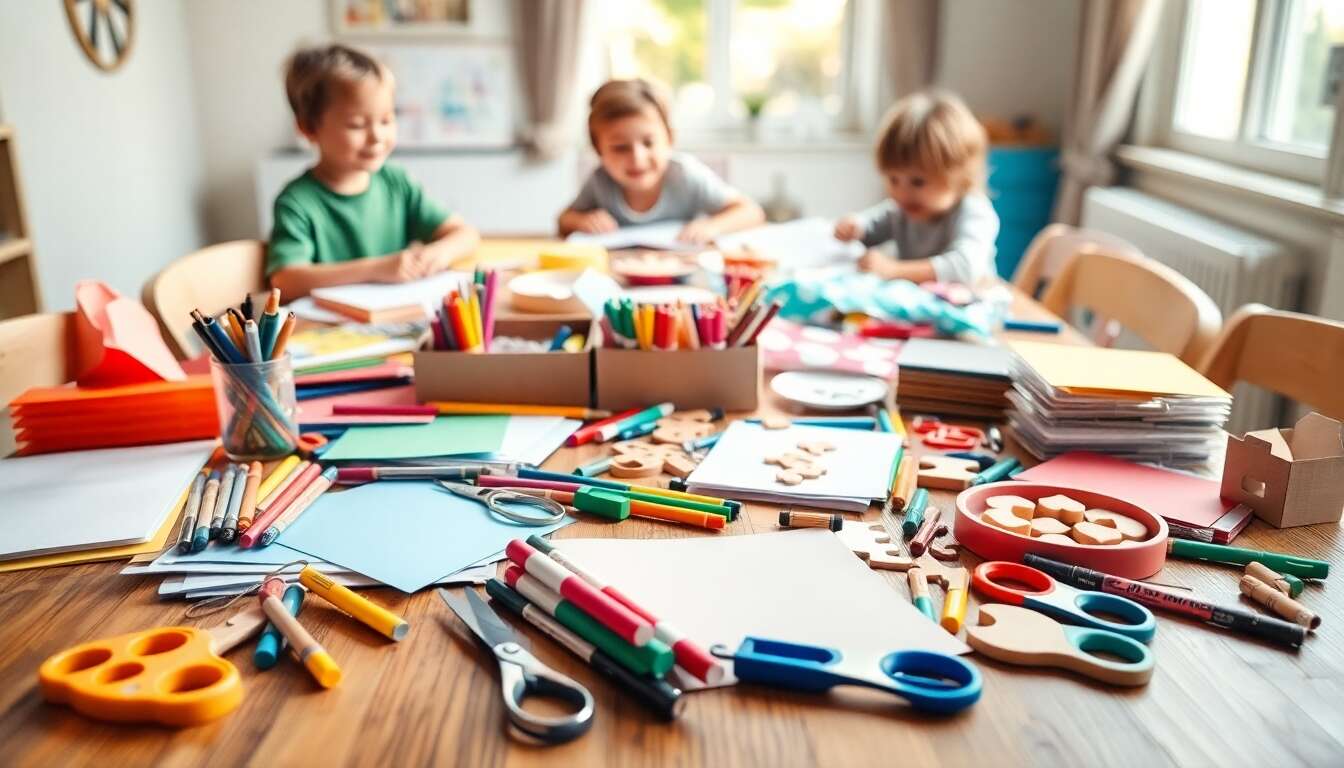 La palette des kits créatifs pour apprendre et s'amuser