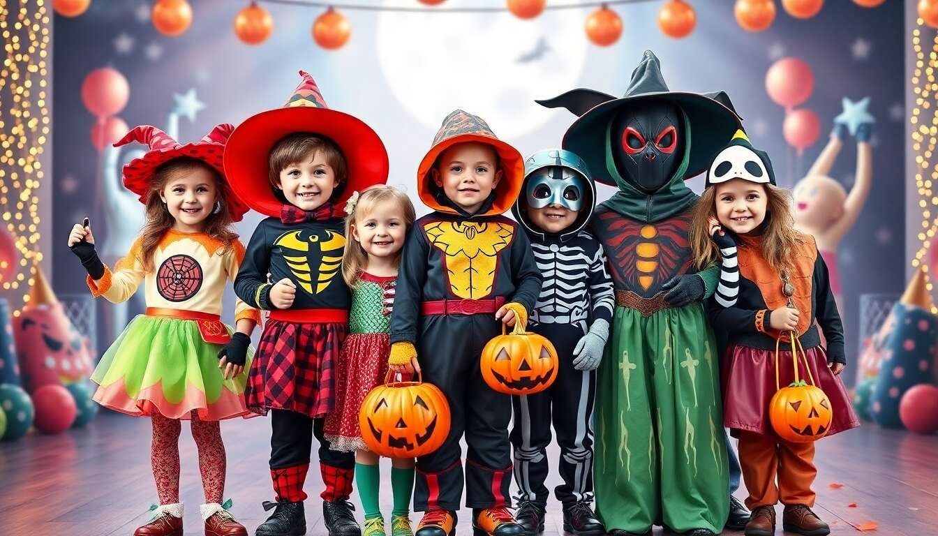 Personnages et thèmes tendances pour les costumes d'enfants en 2023