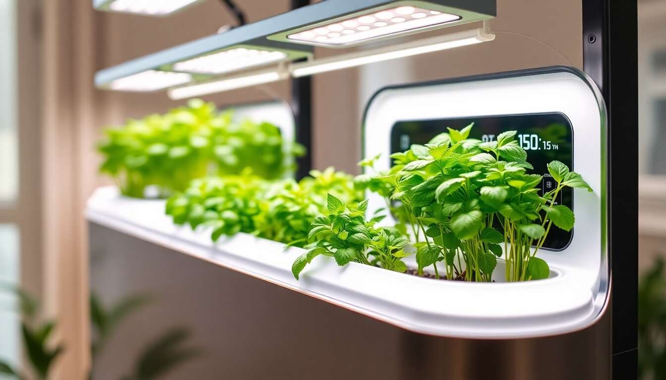 Potagers intérieurs connectés : cultiver ses herbes toute l'année