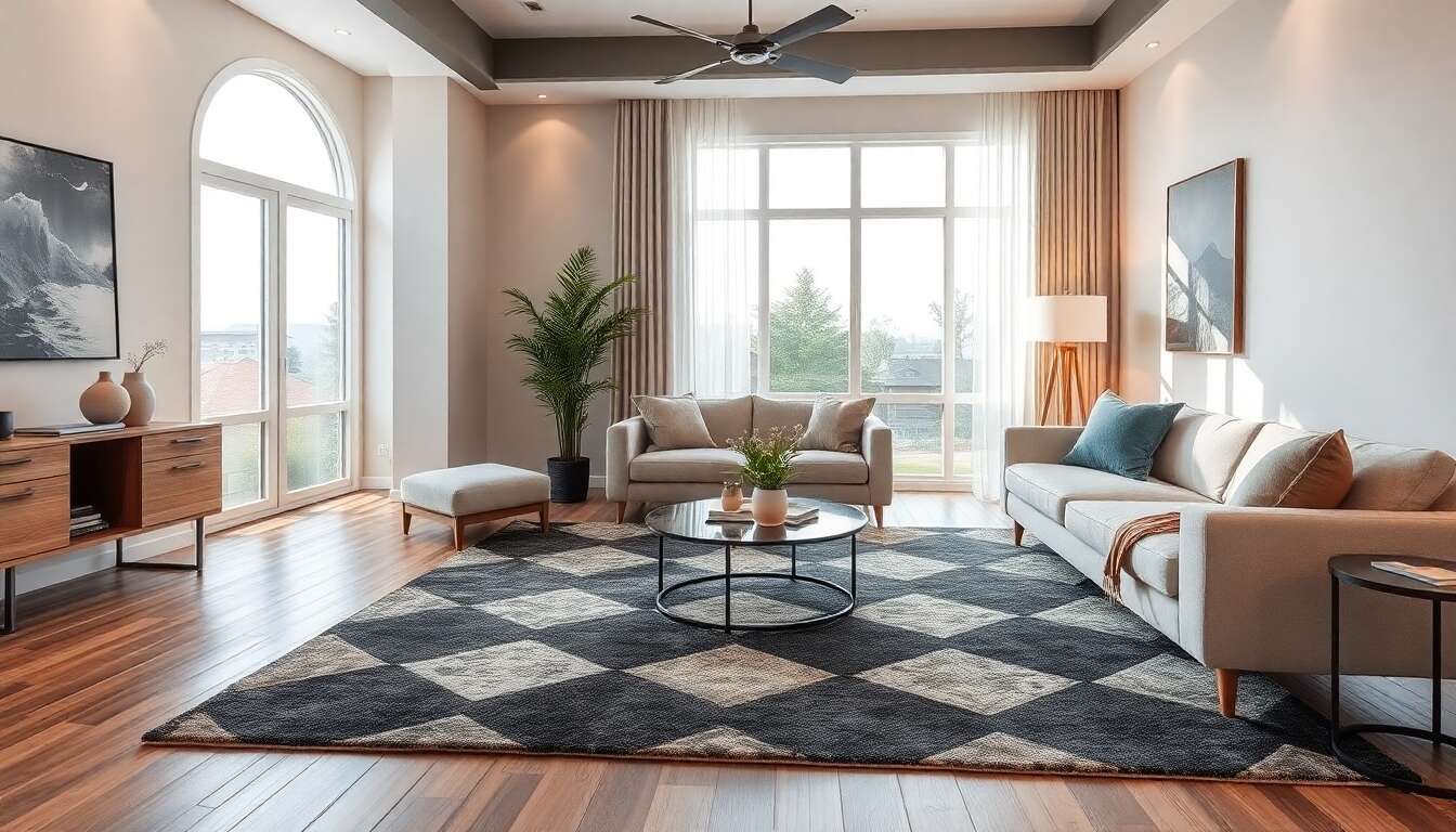 Comment transformer une pièce avec un tapis design ?