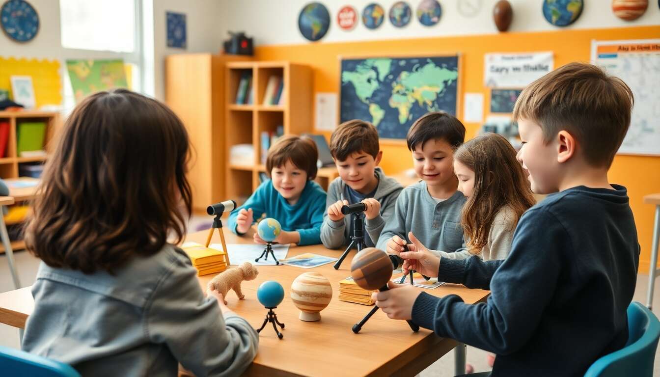 Exploration spatiale en classe : premières étapes