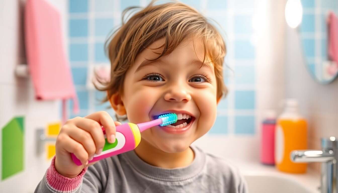 Initier votre enfant au brossage amusant