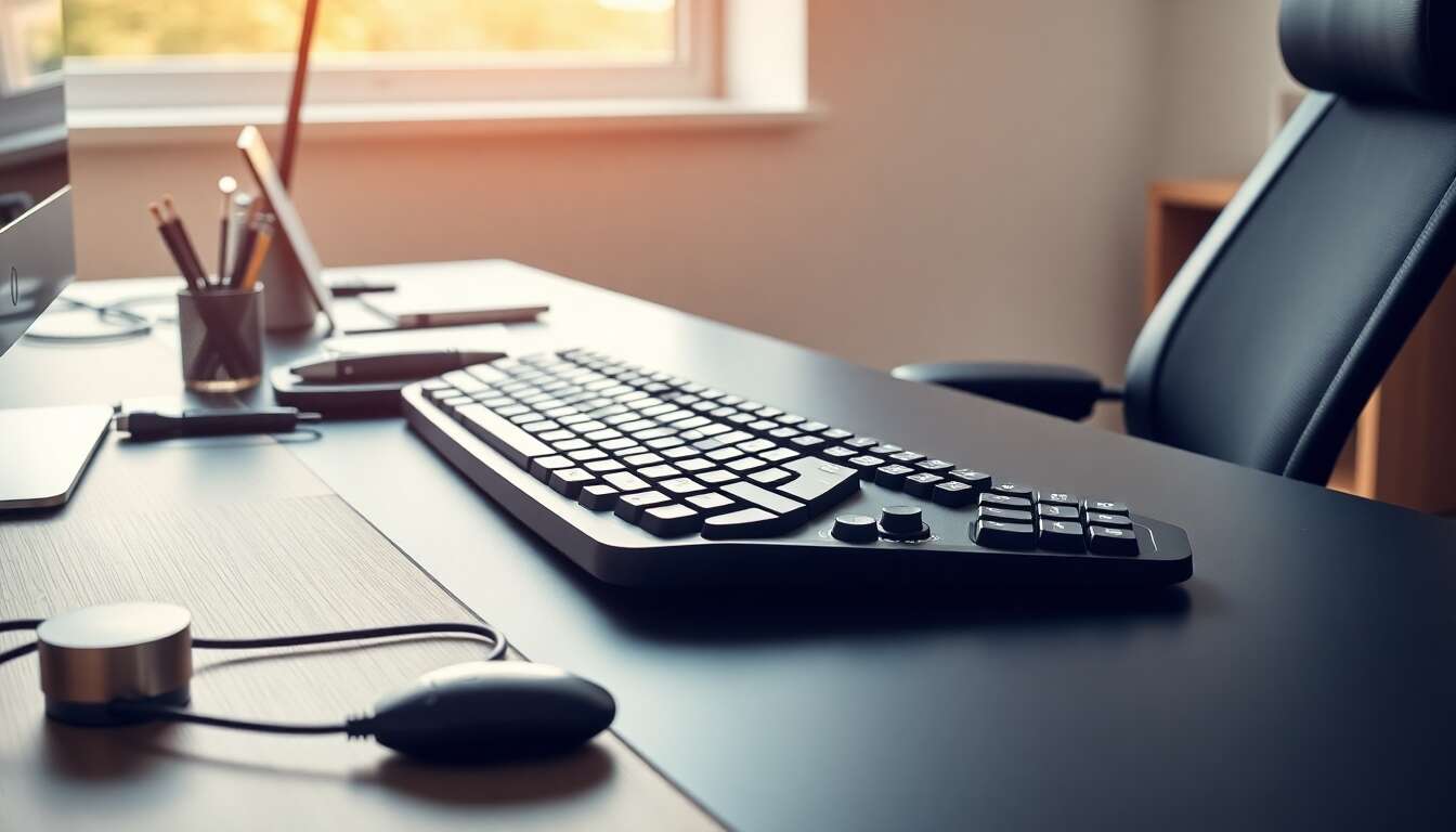 Claviers ergonomiques : confort et performance au travail