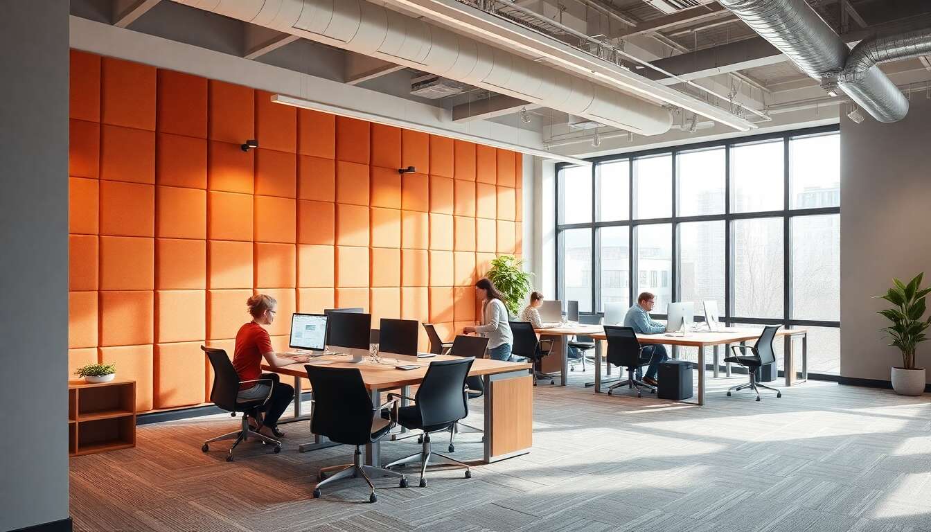 Solutions acoustiques high-tech pour espaces de coworking bruyants