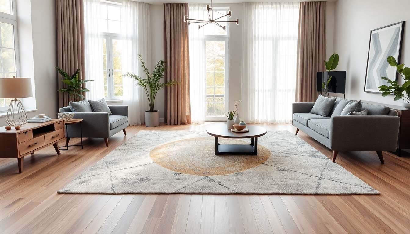 Tapis modernes : donner du caractère à votre sol