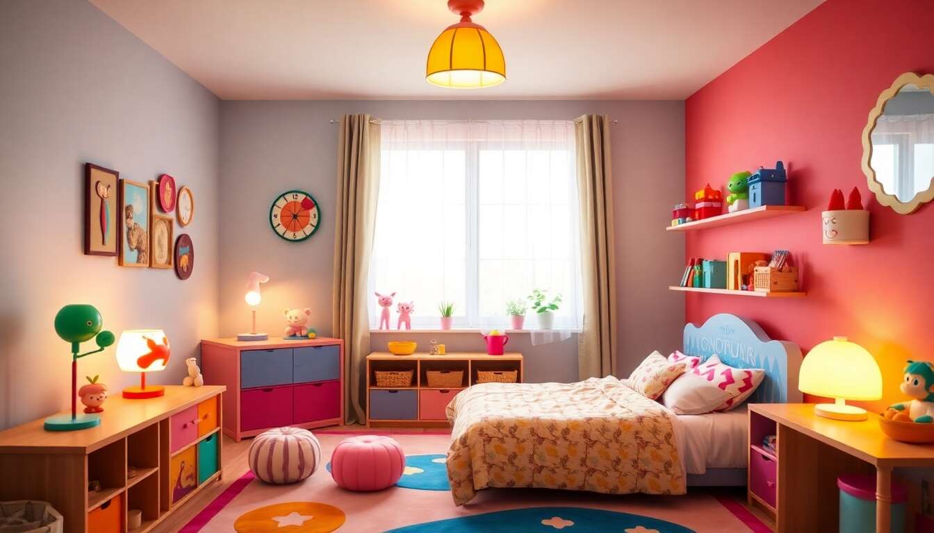 Luminaires enfants : sélectionner un éclairage sûr et ludique pour leur espace