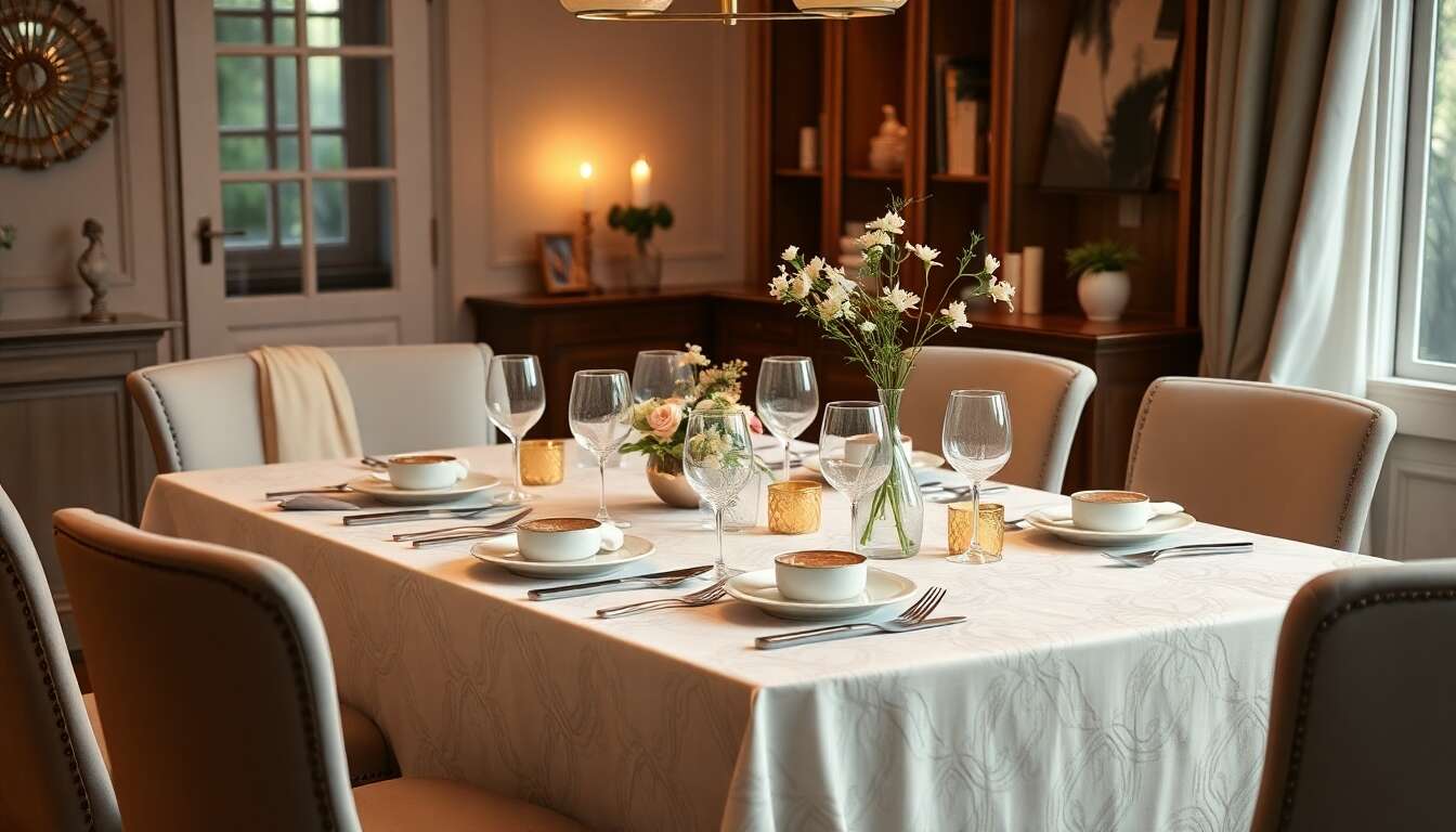 Les tendances déco des nappes de table