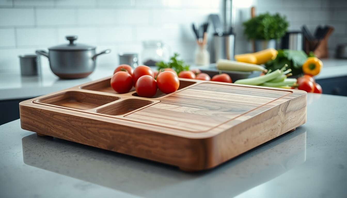 Planche à découper intelligente : hygiène et praticité en un seul produit