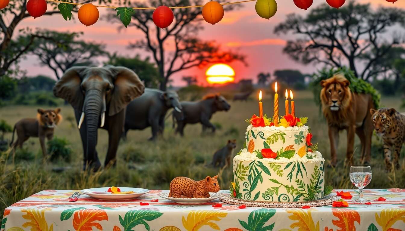 Safari aventure : astuces pour une fête d'anniversaire exotique