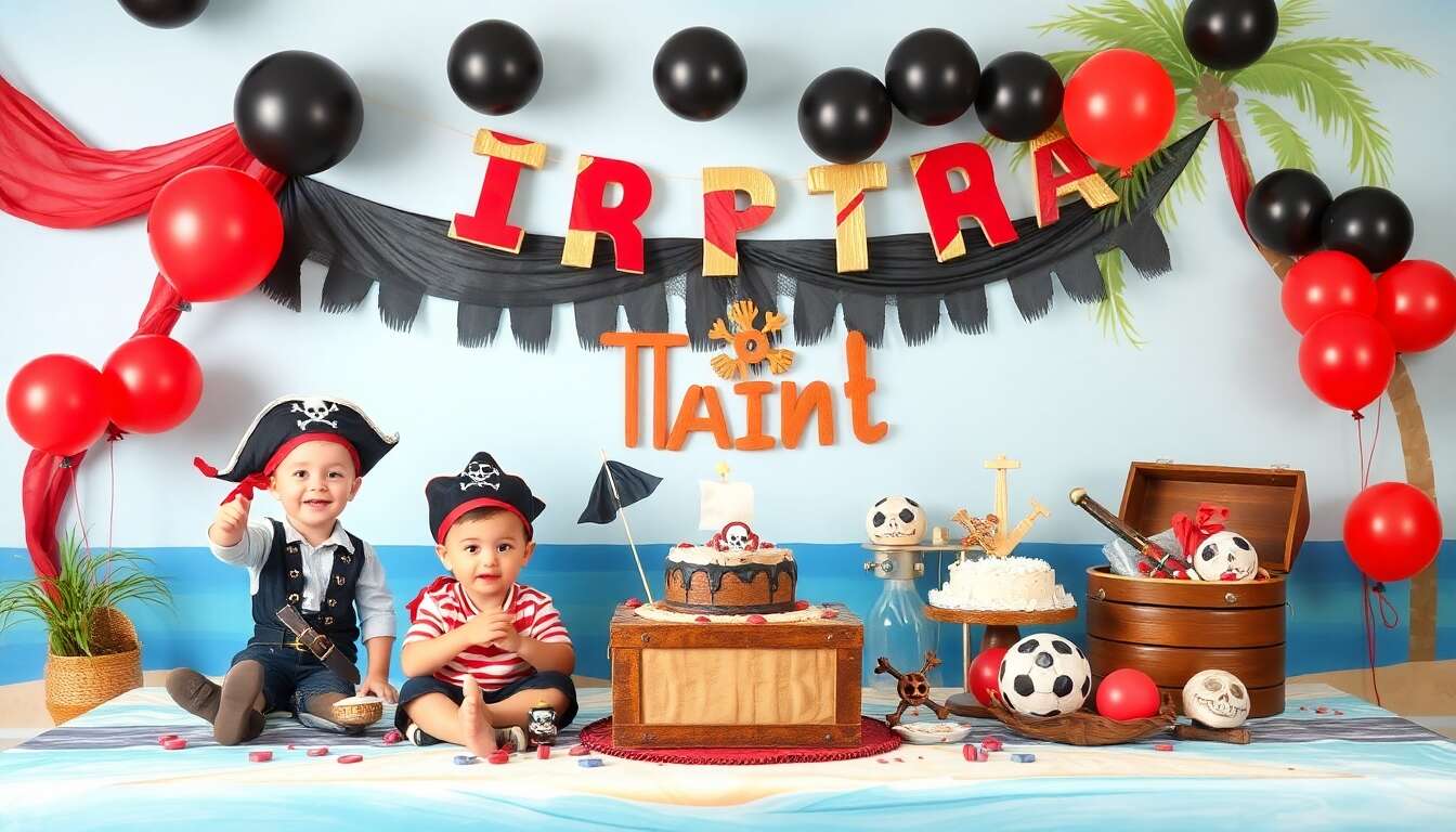 Organiser une fête d'anniversaire sur le thème des pirates : idées et astuces