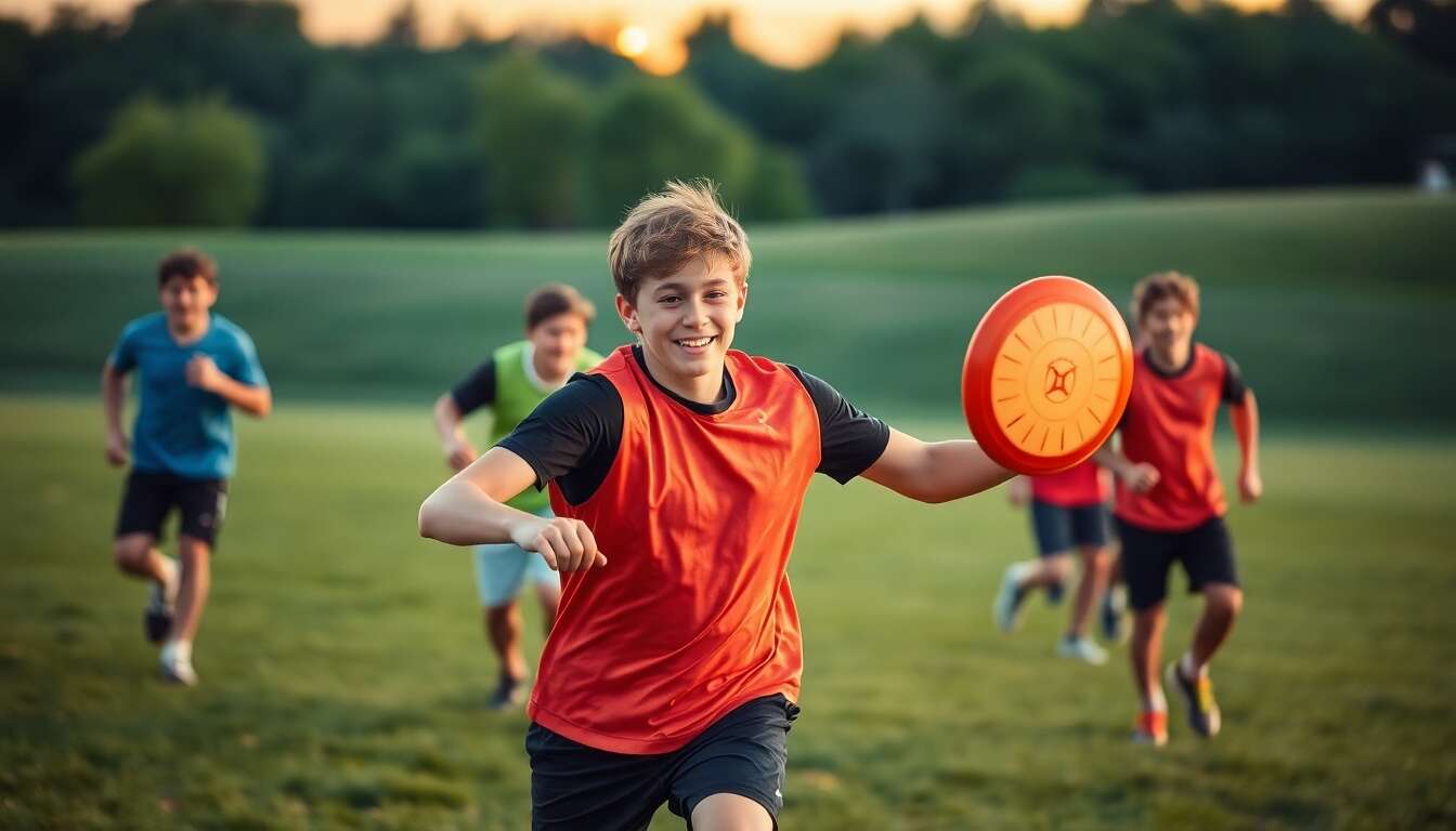 L'ultimate frisbee chez les jeunes : un jeu éducatif et engageant