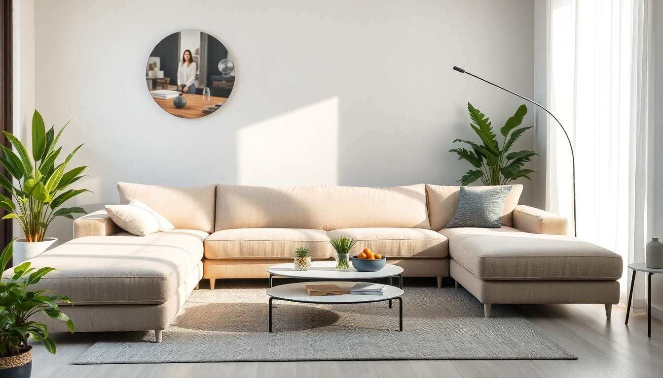 Sofas modulables : flexibilité et style avec les dernières tendances en matière de canapés