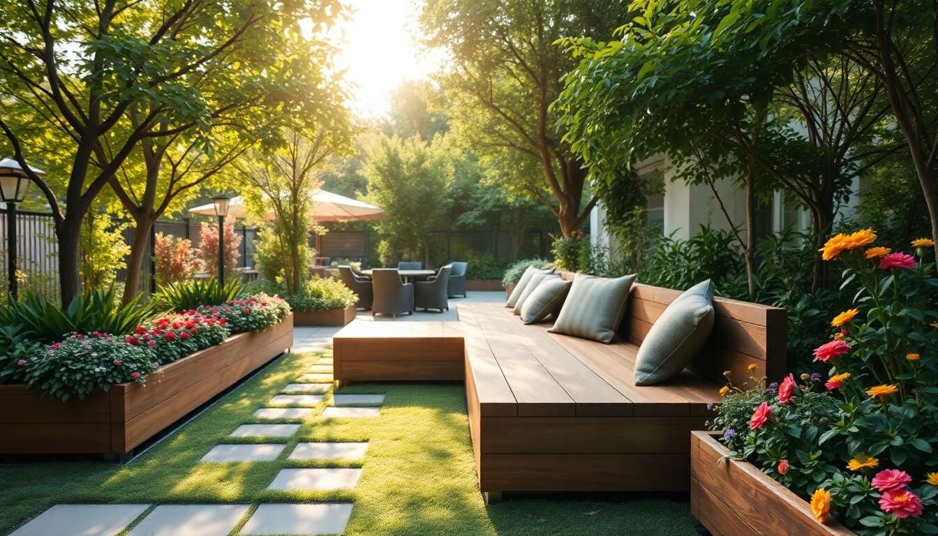 Bancs de jardin design : allier confort et esthétique dans votre espace vert