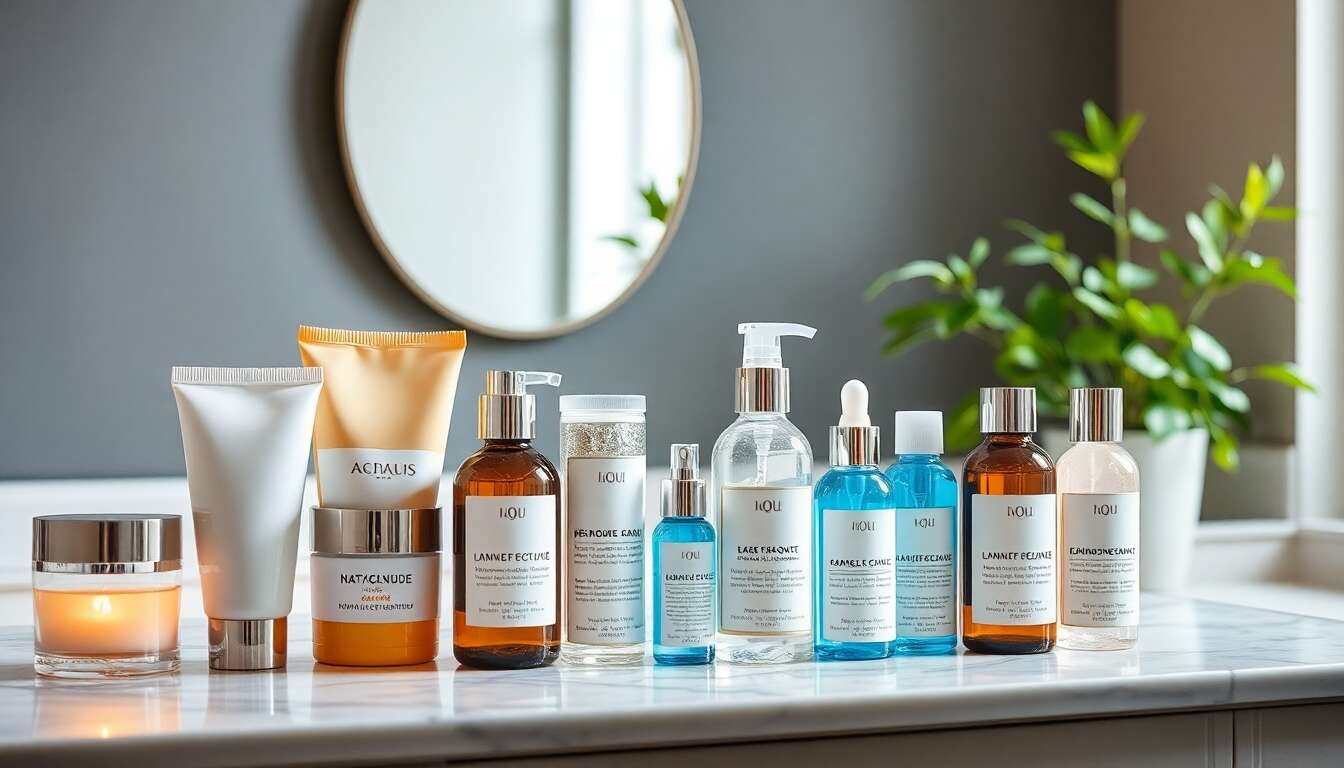 Choisir les produits adaptés : crèmes, nettoyants et sérums