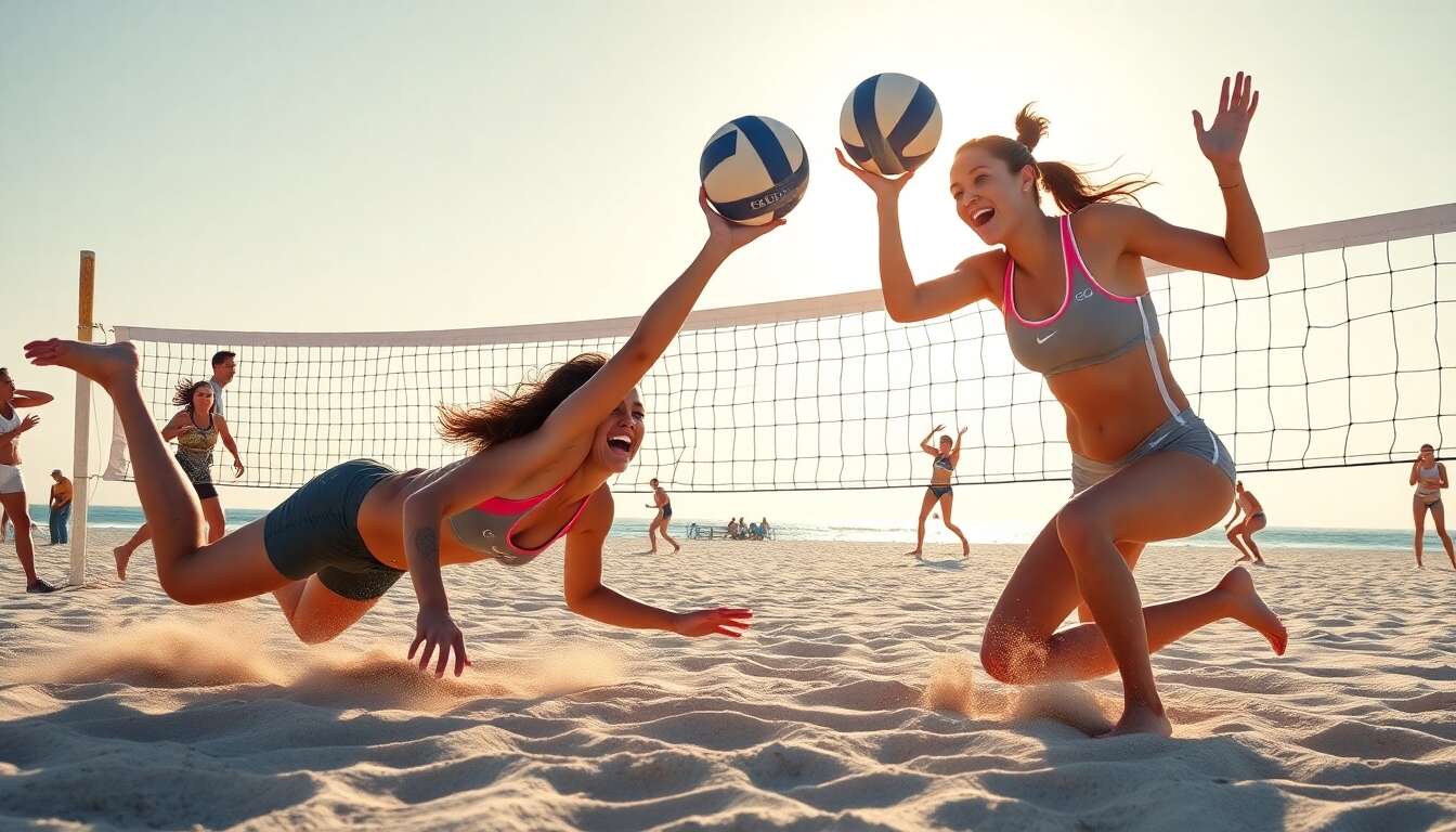 Beach volley professionnel : préparation physique et technique spécifique