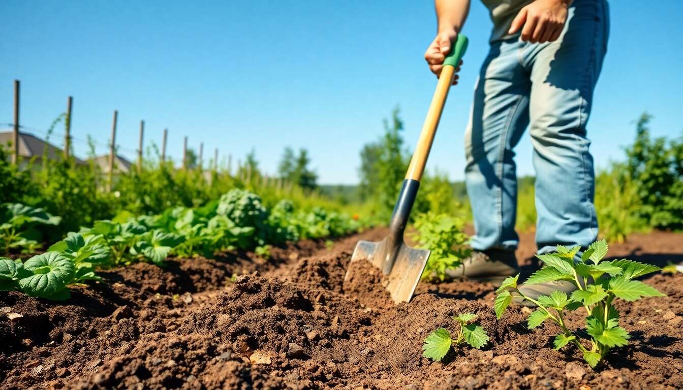 Préparer le sol du potager efficacement