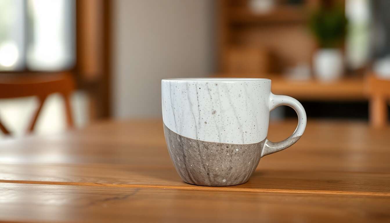 Les matériaux tendance pour des tasses originales