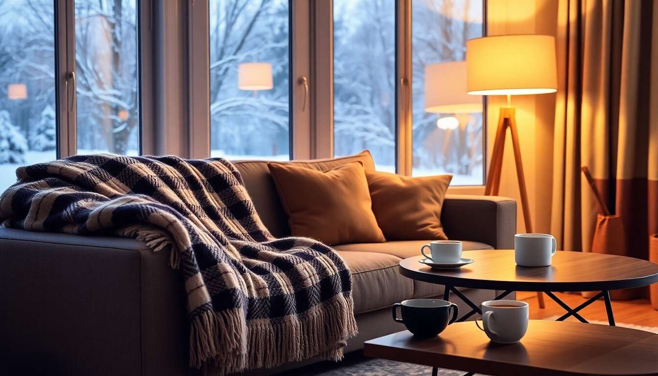 Intégrer le plaid dans chaque pièce de la maison