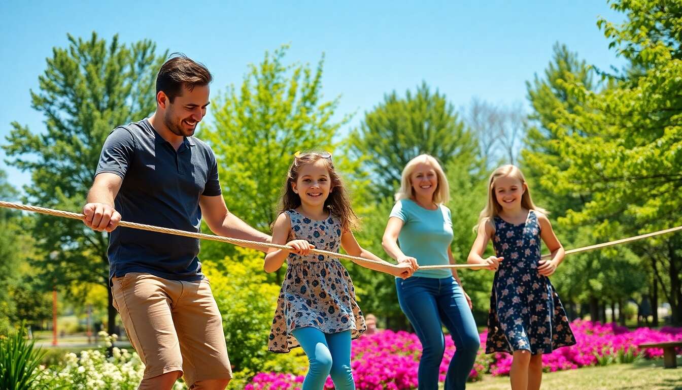 Le matériel nécessaire pour pratiquer la slackline avec des enfants