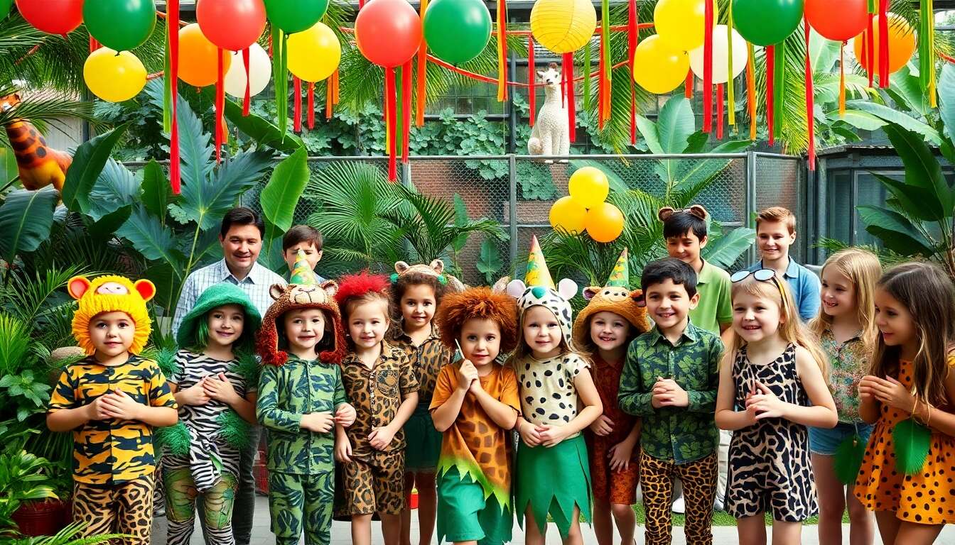 Fête au zoo : transformer l'anniversaire en une jungle sauvage