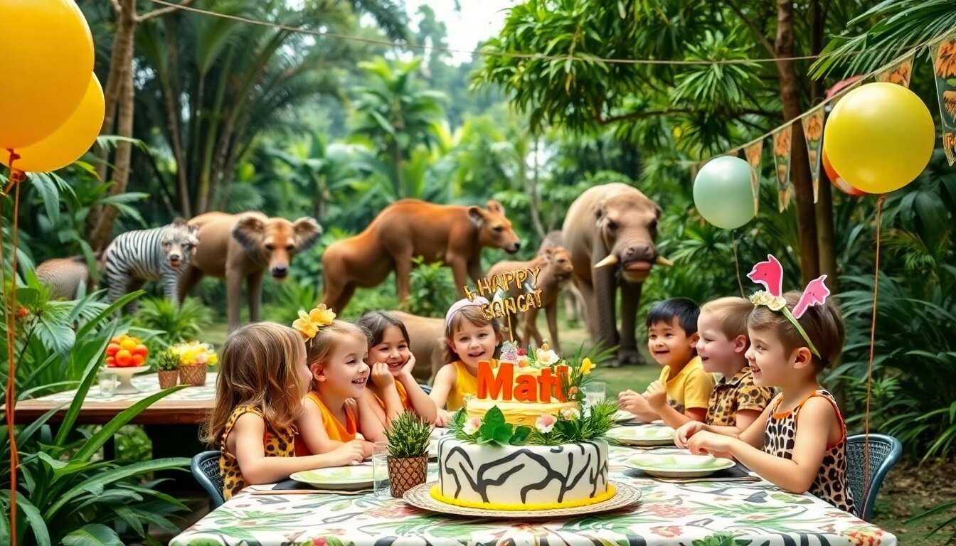 Choisir les accessoires parfaits pour une fête safari