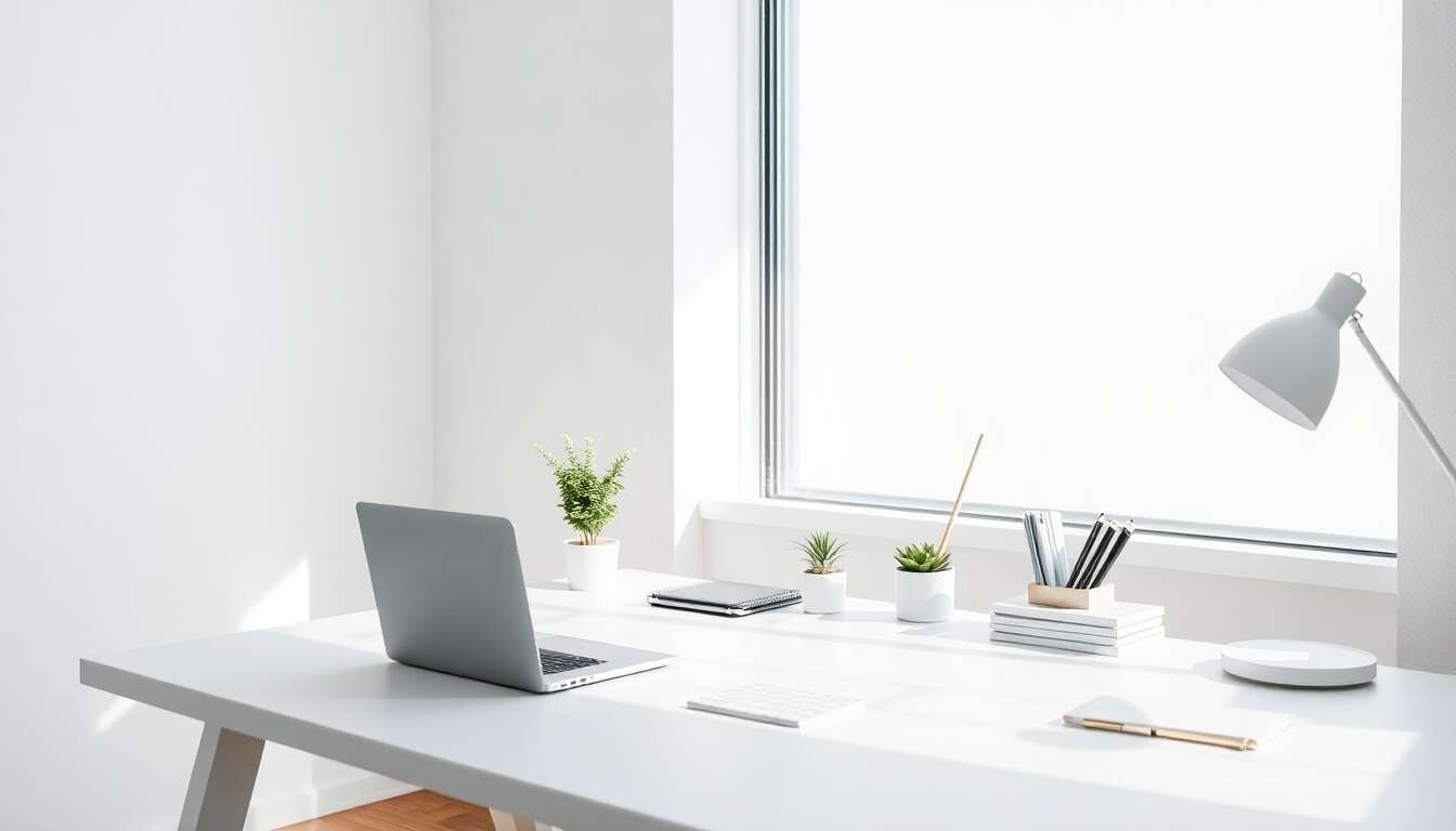 Bureau minimaliste : organiser pour une meilleure productivité