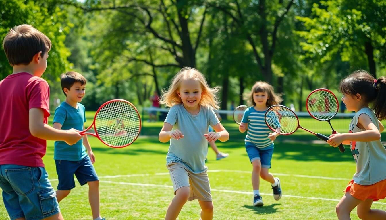 Jeux de raquettes pour enfants : plaisir et coordination motrice